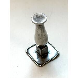 Antique The Merrill Shops Sterling Silver Marked 51 J 1883/16? Placecard Holder?